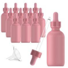 aluminum bottles with glass dropper