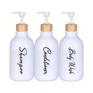lotion pump dishes white bottle